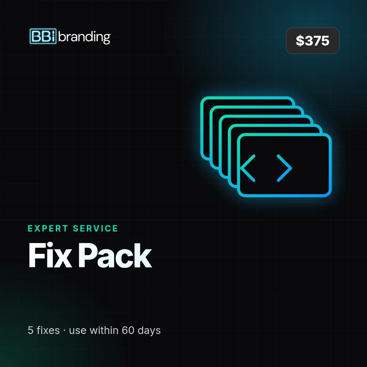 Fix Pack, $375: Bin Bin Ink product graphic