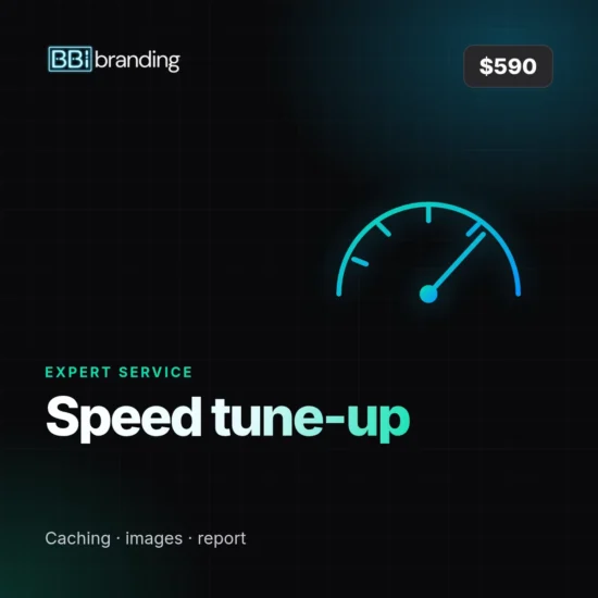 Speed tune-up, $590: Bin Bin Ink product graphic